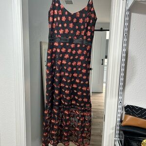 Jack dress red and black